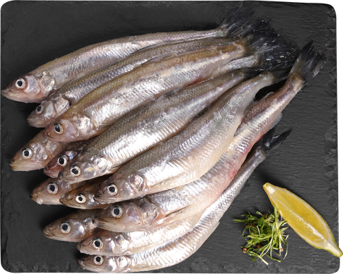 

Корюшка крупная неразделанная вес