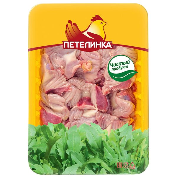 Мышечные желудки цыплят-бройлеров Петелинка охлаждённые 500 г