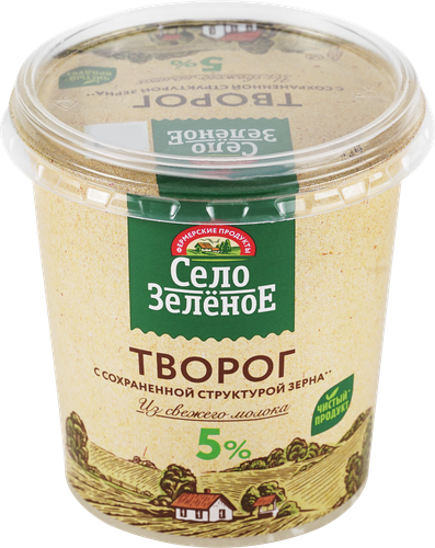 

Творог Село Зелёное 5% 220 г