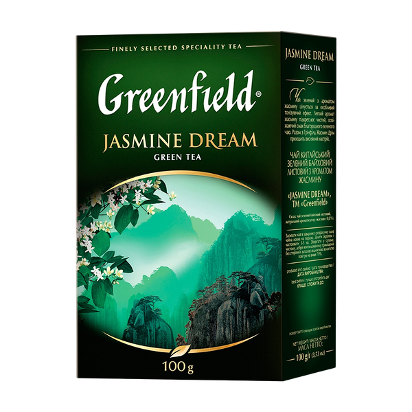 Чай Greenfield Jasmine Dream зелёный 100 г
