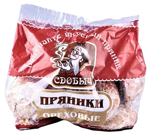 

Пряники Сдобыч Алькон-Богородские Ореховые 400 г