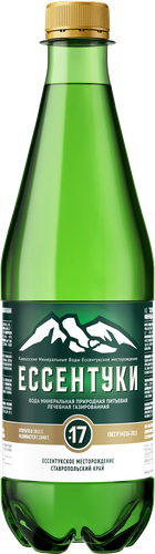 

Вода минеральная Ессентуки №17 лечебно-столовая газированная 500 мл