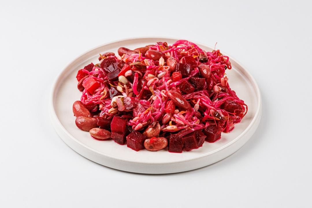 

Салат ВкусВилл со свеклой и машем 180 г