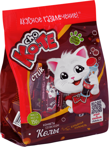 

Конфеты Cho Ko-te Кола и взрывная карамель 150 г