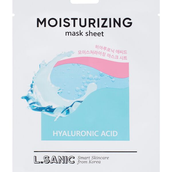 Маска тканевая L.Sanic Mask Sheet Hyaluronic Acid Moisturizing с гиалуроновой кислотой увлажняющая
