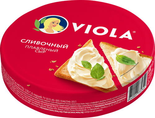 

Сыр плавленый Viola Сливочный 35% 130 г