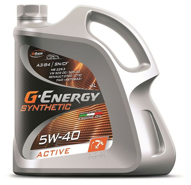 

Масло моторное синтетическое Active 5W-40 G-Energy (Джи-Энерджи) 4 л
