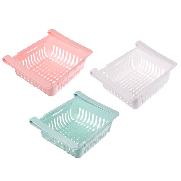 Vetta контейнер раздвижной в холодильник, полипропилен, 20,5-28х16,5х7,5h см, 3 цвета