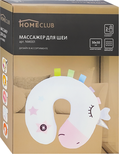 

Массажер Homeclub NM001 30х30 см 1 шт. в ассортименте