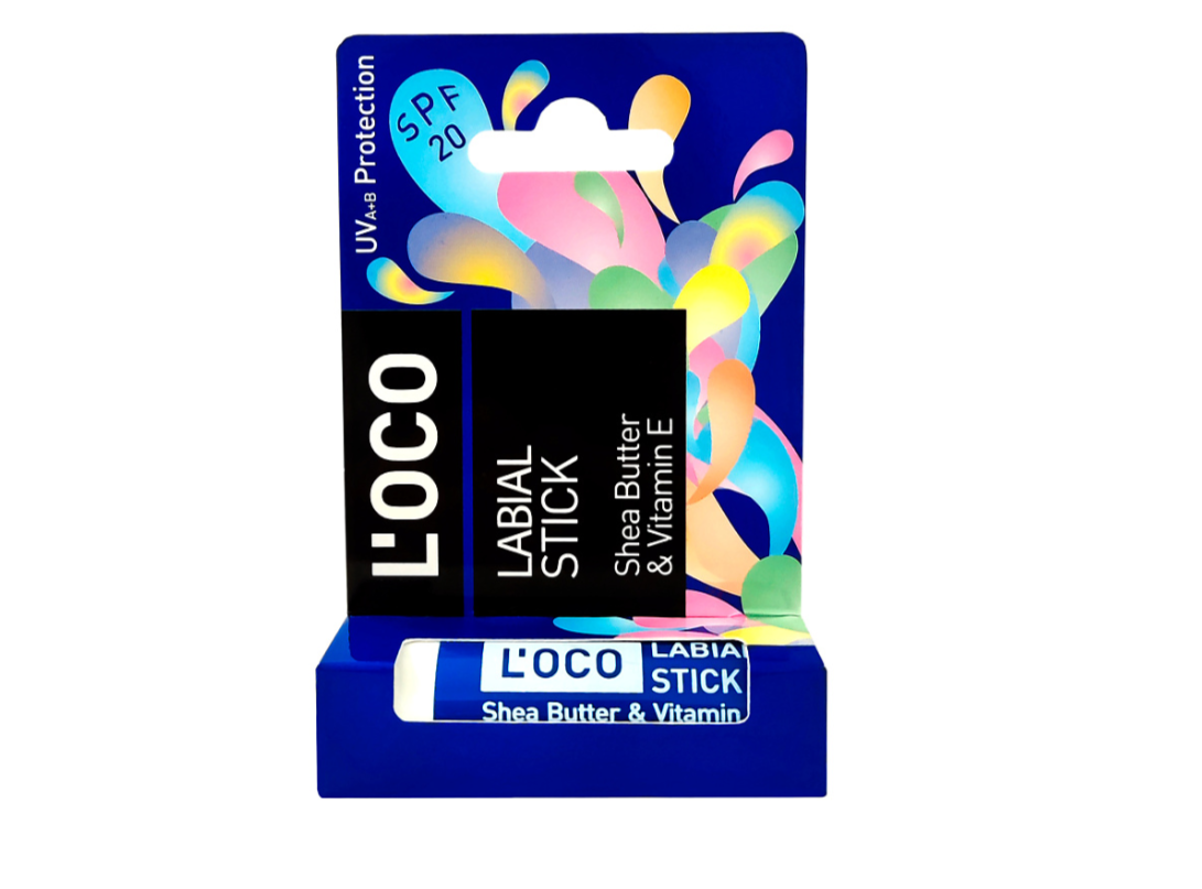 

Бальзам для губ L`oco Labial Stick Масло ши & Витамин E 5.1 г