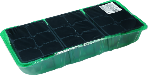 

Мини-парник на 3 кассеты с крышкой и пластиковыми кассетами (лоток+крышка), арт. 64335