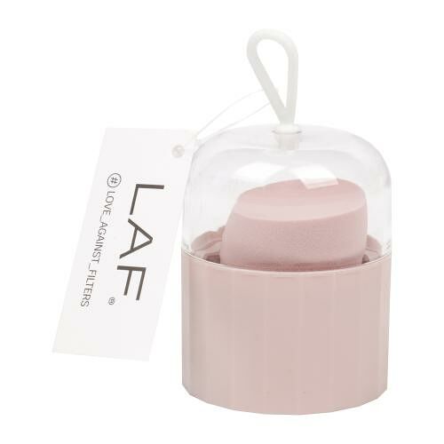 Спонж для макияжа LAF велюровый в футляре