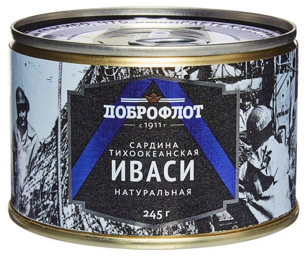 

Сардина Тихоокеанская Доброфлот Иваси 245 г