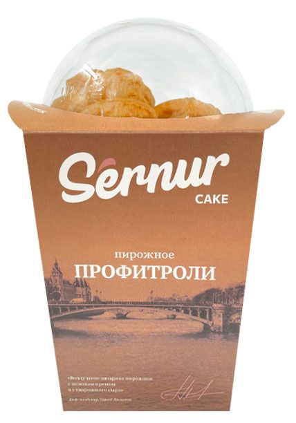 

Пирожное Sernur cake Профитроли с сыром рикотта 150 г