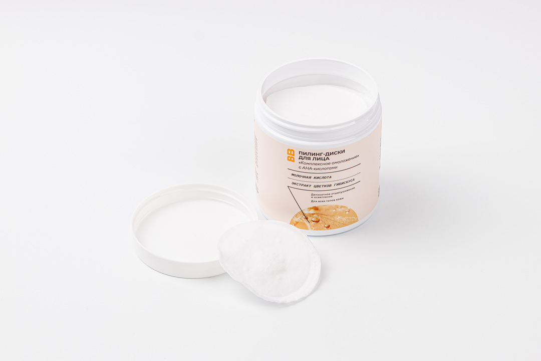 

Пилинг-диски для лица Комплексное омоложение с AHA-кислотами