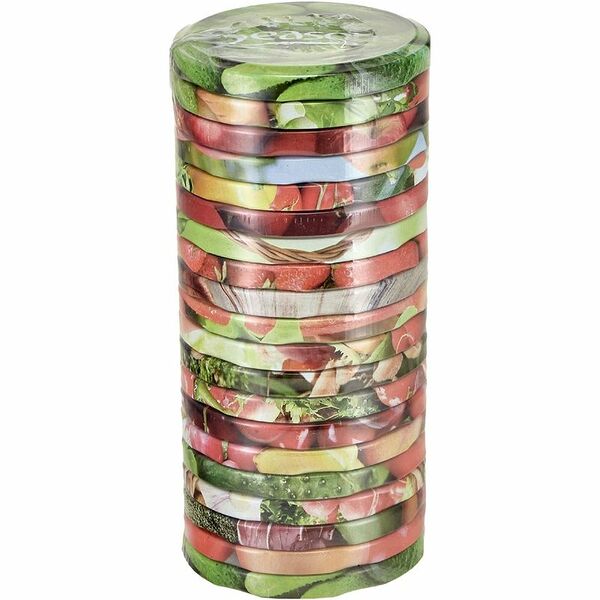 Крышки Seasons металлические винтовые 82 мм 20 шт