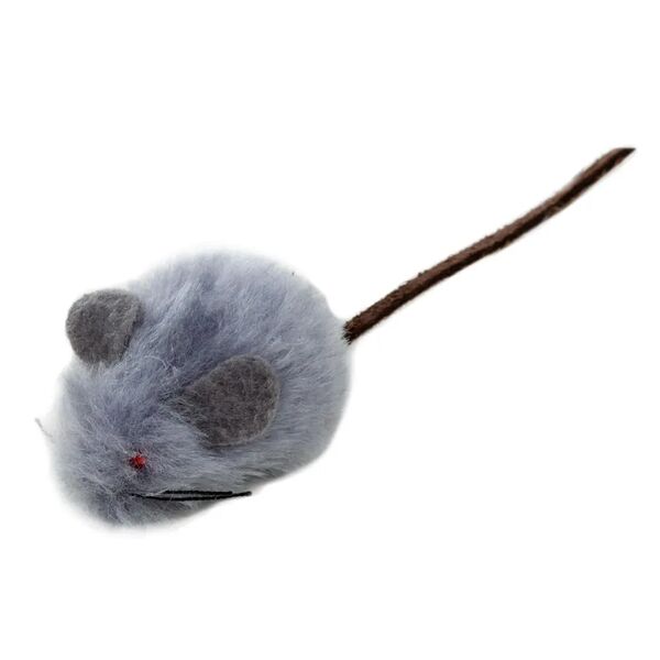 Игрушка для кошек Pet Hobby Мышь меховая, 4,5 см (2 шт.)