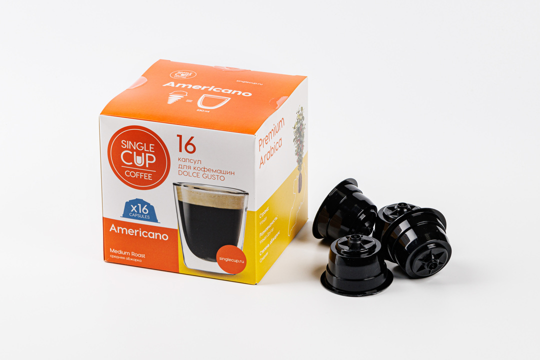 

Кофе в капсулах Single Cup Coffee Americano 16 шт.