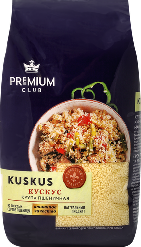 

Крупа пшеничная Premium Club Кускус 450 г