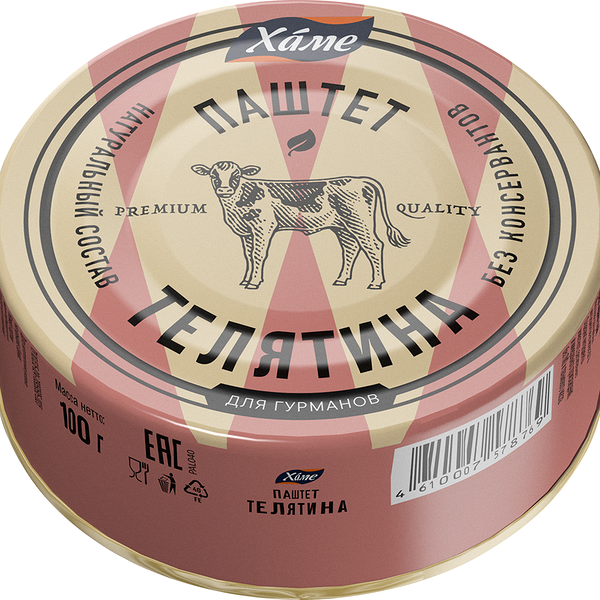Паштет Hame из телятины 100 г