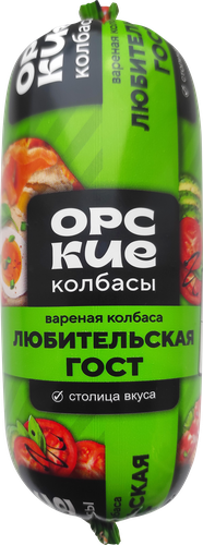 

Колбаса вареная Орские Колбасы Любительская ГОСТ 400 г