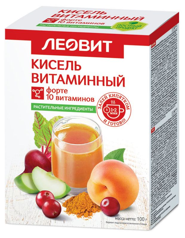

Кисель Леовит Витаминный форте 5 шт. х 20 г