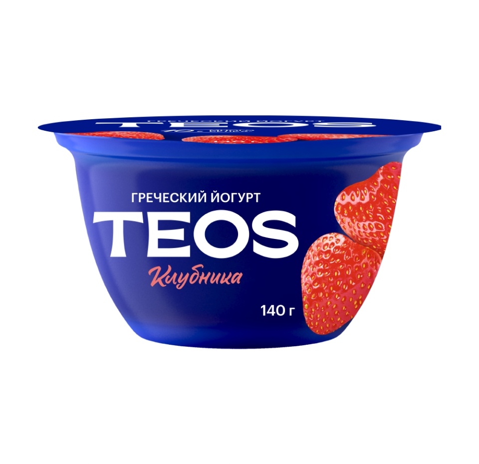 

Йогурт греческий Teos Клубника 2% 140 г