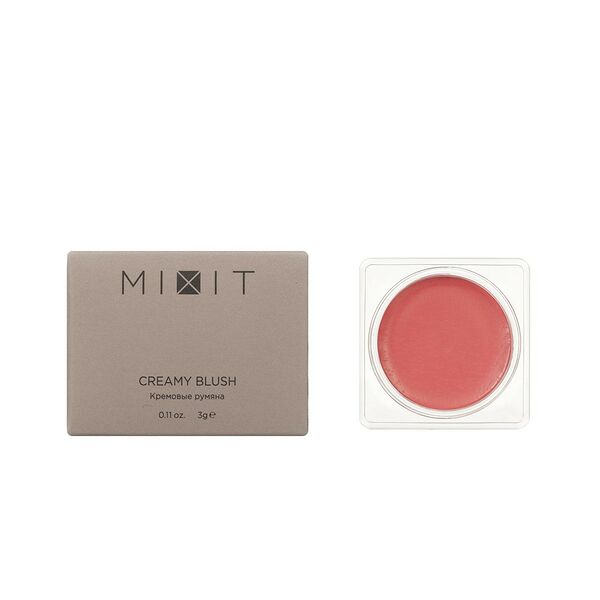 Румяна для лица Mixit Creamy Blush 01 Tea rose кремовые 3 г