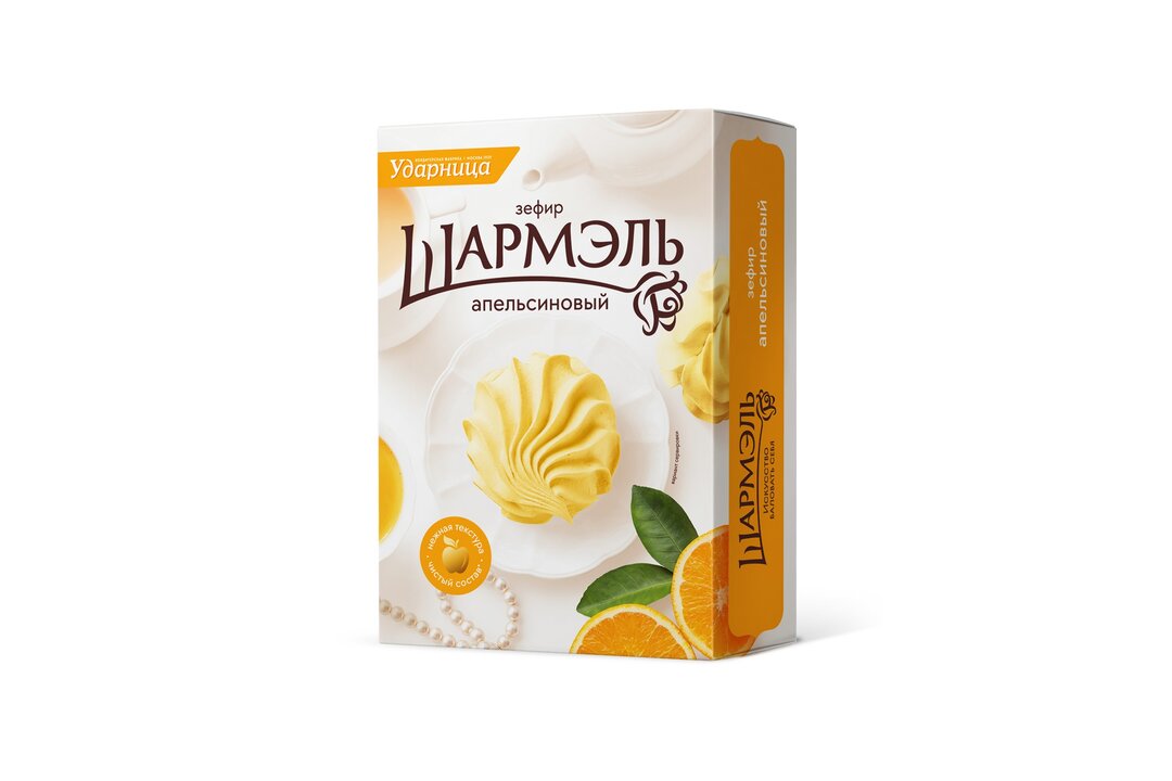 

Зефир Шармэль Апельсиновый 255 г