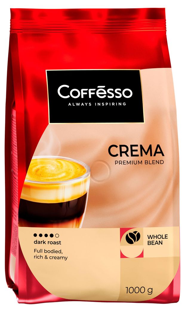 

Кофе в зернах Coffesso Crema 1 кг