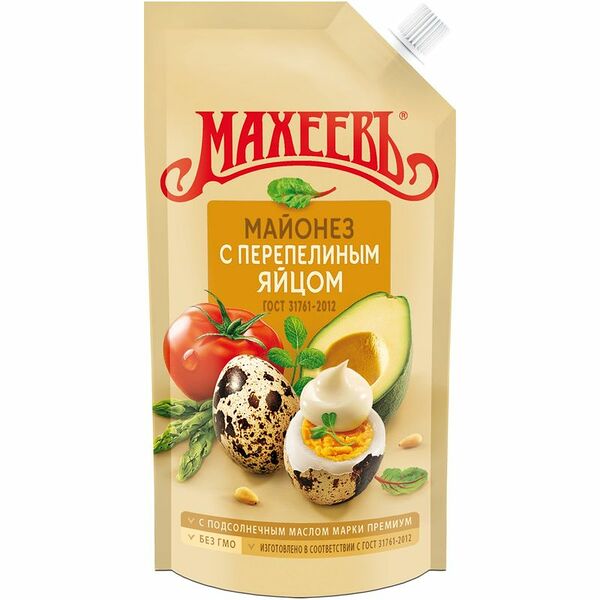 Майонез Махеевъ с перепелиным яйцом 67% 190 г