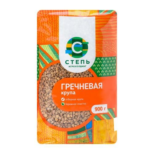 Крупа Агрохолдинг Степь гречневая ядрица быстроразваривающаяся 900 г