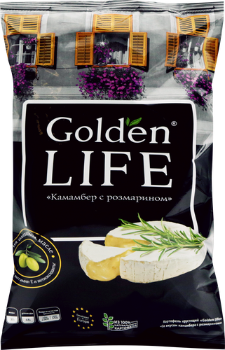 

Чипсы Golden Life со вкусом Камамбера с розмарином 90 г