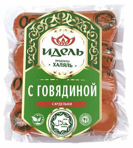 Сардельки Идель с говядиной Халяль 300 г
