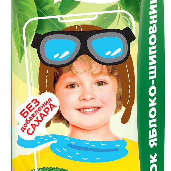 Сок Сады Придонья Яблоко-шиповник 200 мл