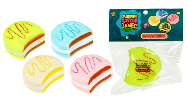 Игрушка-антистресс 1Toy Крутой замес Залиплющ Макарошка 1 шт цвет в ассортименте