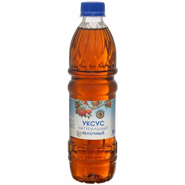 Уксус яблочный СП Мирный натуральный 6%, 500 мл