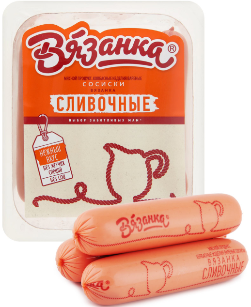

Сосиски Вязанка Сливушки 450 г дизайн в ассортименте