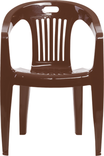 

Кресло пластиковое 365 Дней коричневое, Арт. 110-0031