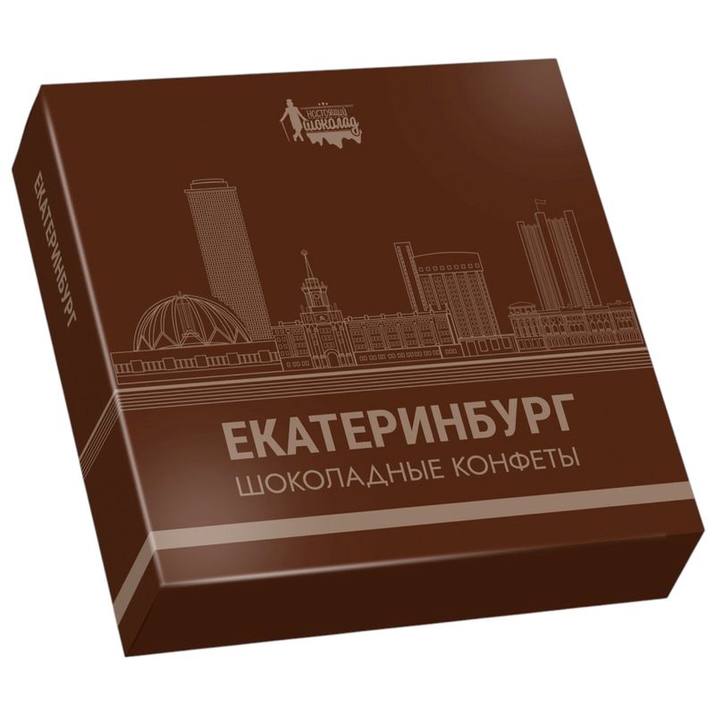 

Конфеты Настоящий шоколад Екатеринбург с марципаном в темном шоколаде 180 г