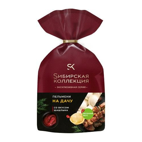 Пельмени Сибирская коллекция со вкусом шашлыка 700 г