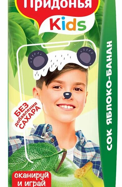Сок детский Сады Придонья Яблоко банан с 6 месяцев 200 мл