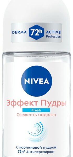 Антиперспирант роликовый Nivea женский Эффект Пудры Fresh 50 мл