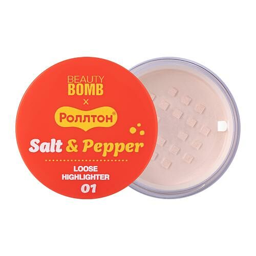 Хайлайтер для лица Beauty bomb х Роллтон Salt&Pepper 01 рассыпчатый 5 г