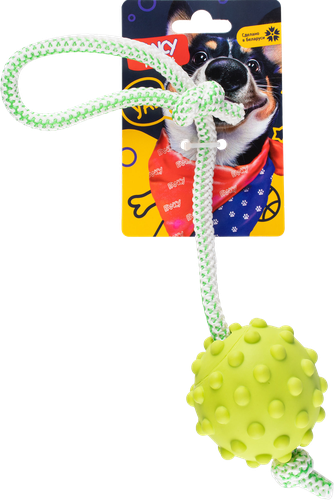 

Мячик на веревке для собак Fancy Pets 8.5 см