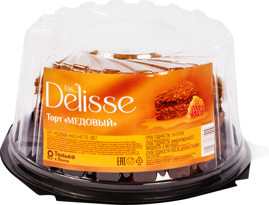

Торт Delisse Медовый 500 г