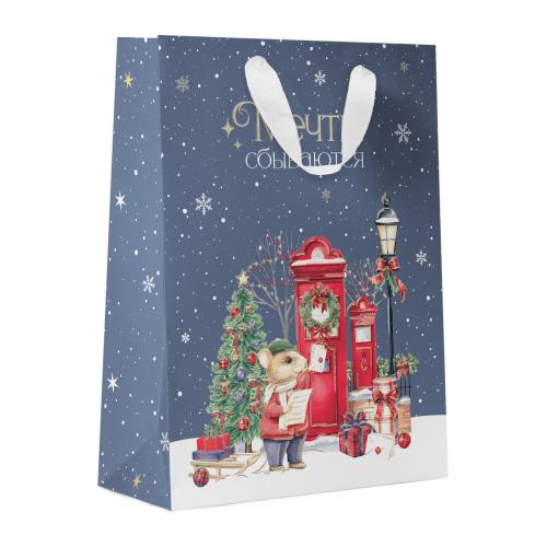 

Пакет Пакетико Рождественский 22.7 х 18 х 10 см дизайн в ассортименте 1 шт.