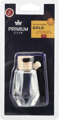 

Ароматизатор автомобильный PREMIUM CLUB Prestige Gold, подвесной
