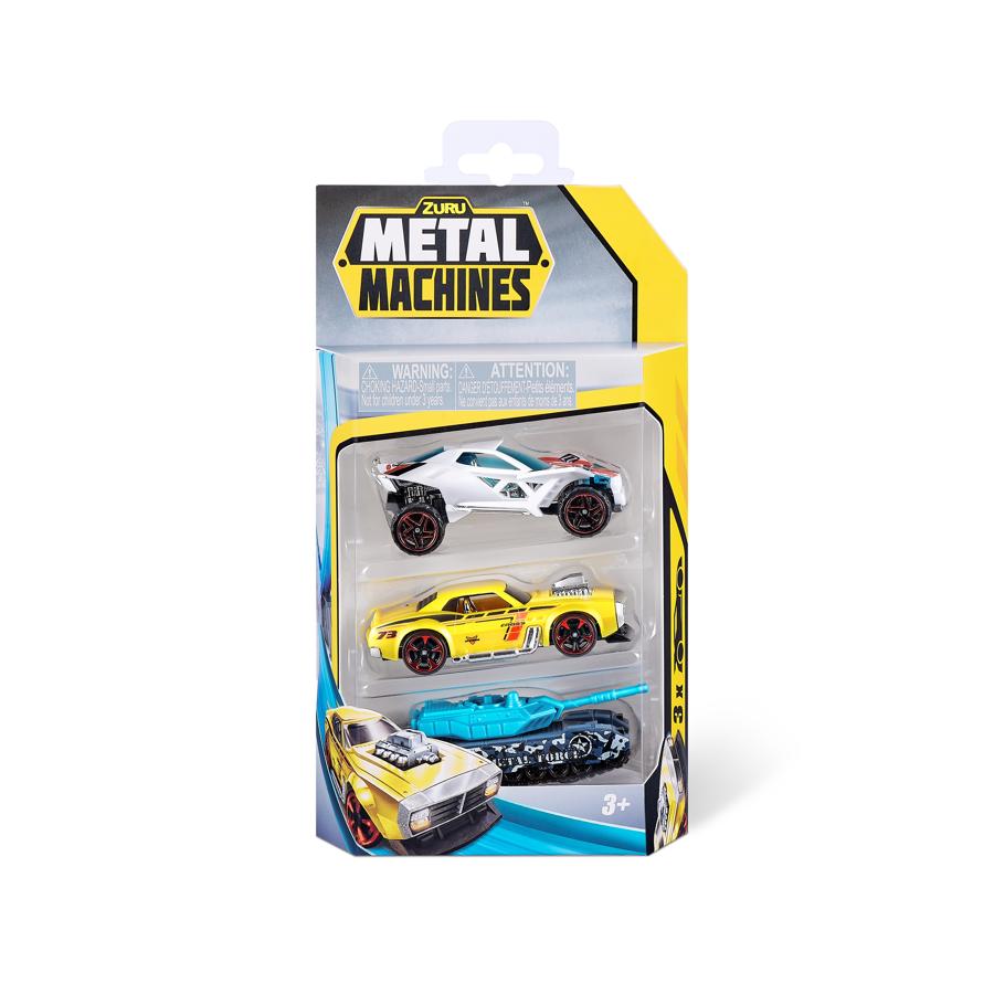 

Игрушка Zuru Metal Machines машинка 3 шт. дизайн в ассортименте