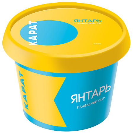 

Сыр плавленый Карат Янтарь 45% 230 г